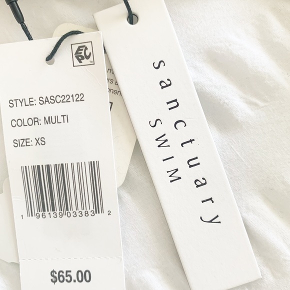 Sanctuary Stay Cool Leopard V-Wire Bralette Women’s Swim Top Size XS - Picture 11 of 11